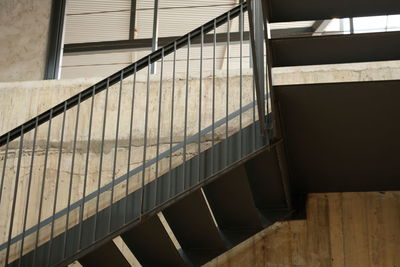 Low angle view of staircase in building