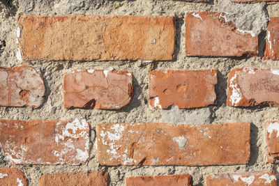 Full frame shot of brick wall