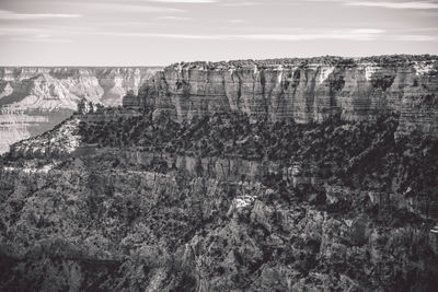 View of rock formations