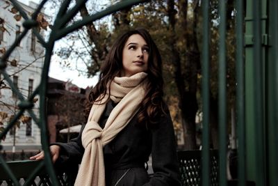 Portrait of beautiful young woman