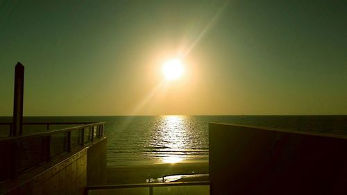 horizon over water