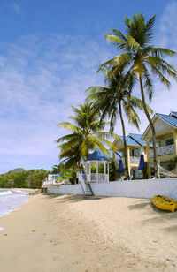 Halcyon beach st lucia in the caribbean