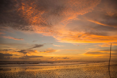 Scenic view of sky during sunset