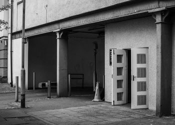 Exterior of abandoned building