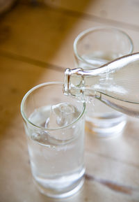 Close-up of drink on table