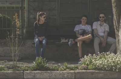 Portrait of young woman