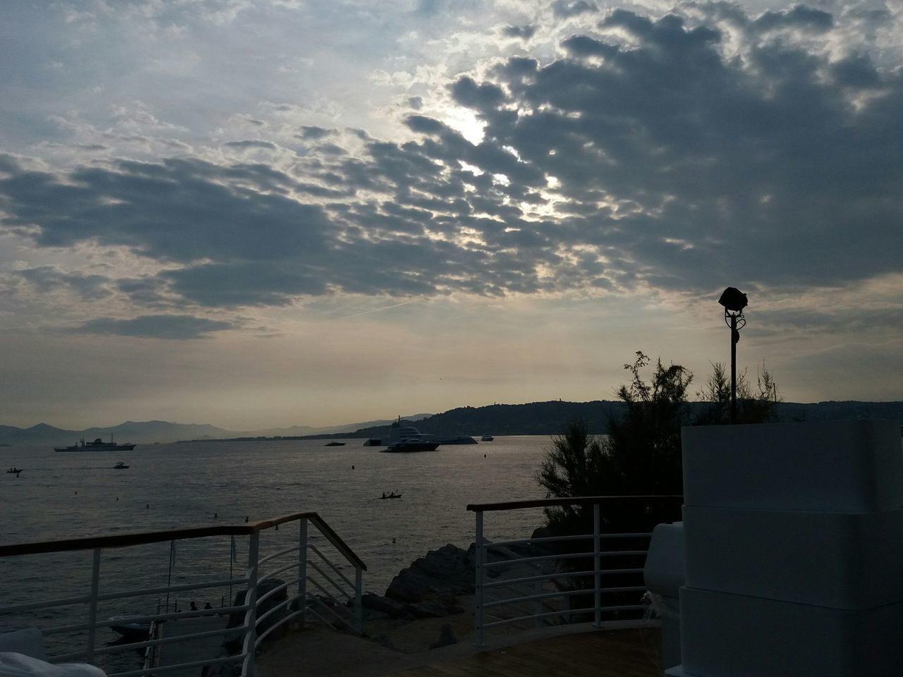 SEA AGAINST SKY DURING SUNSET