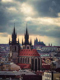 Buildings in city