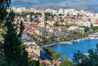 Cityscape of spit, croatia