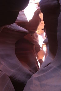 Rock formations on mountain
