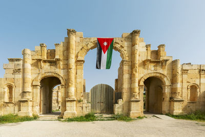 Old ruins against clear sky