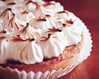 Close-up of dessert