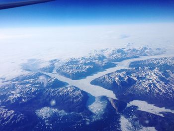 Aerial view of landscape