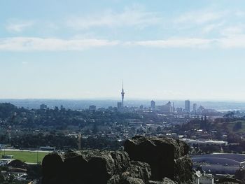 View of cityscape against sky