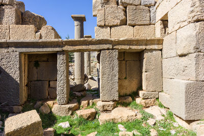 Old ruins of building