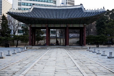 Facade of temple