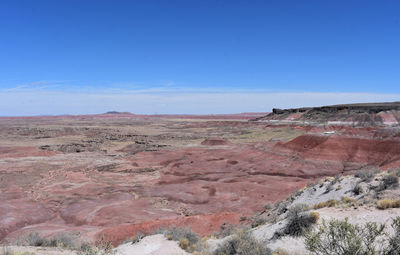 Gorgeous summer views of a canyon in the painted desert in arizona.
