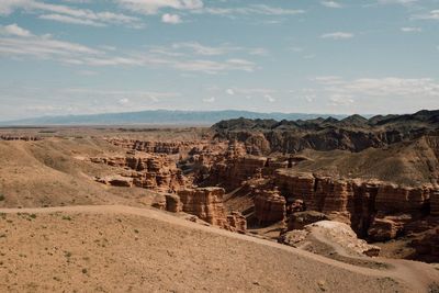 Panoramic view of landscape against sky