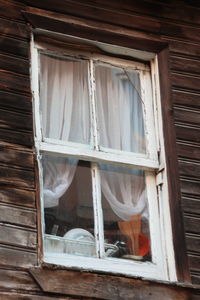 Close-up of window