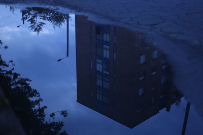 Low angle view of buildings against sky