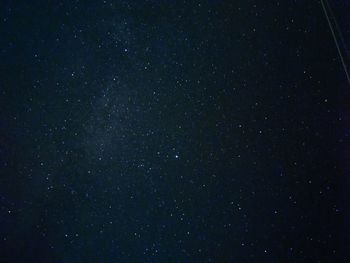 Low angle view of stars against sky at night