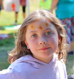 Close-up of young woman