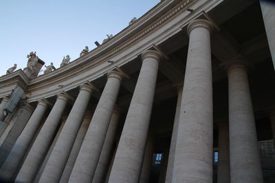 Low angle view of historical building against sky