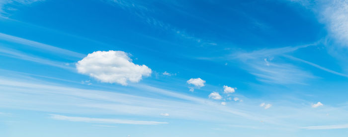 Low angle view of clouds in sky