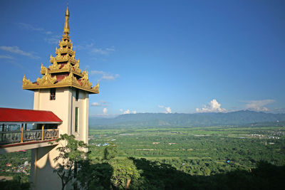 Traditional building against sky