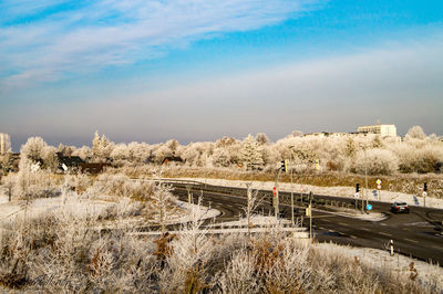 View of built structures against the sky