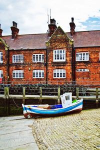 Fishing boat scarborough north yorkshire uk