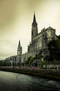 View of church at waterfront