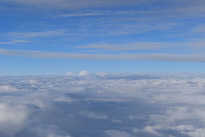 Low angle view of clouds in sky