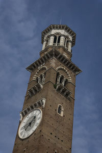 Low angle view of clock tower