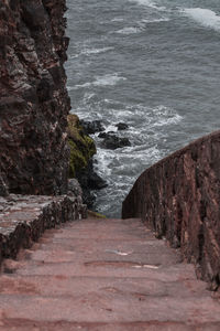 Footpath leading towards sea