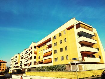 Low angle view of building against sky