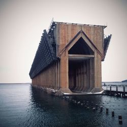 Built structure in water