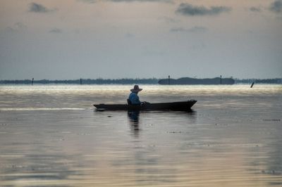 Boat in lake