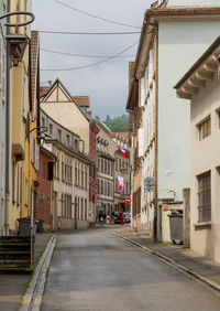 Street amidst buildings in city