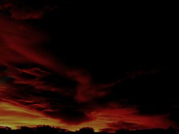 Low angle view of cloudy sky