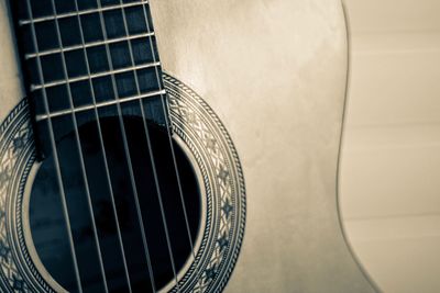 Close-up of guitar