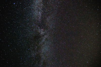 Low angle view of stars in sky