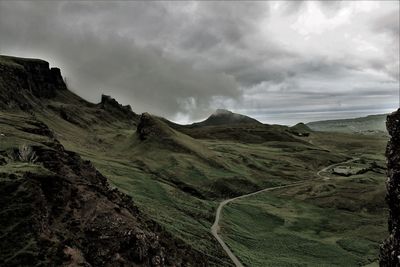 Scenic view of mountains  against 