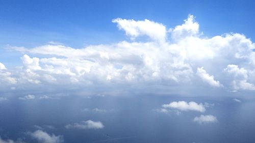 Low angle view of clouds in sky