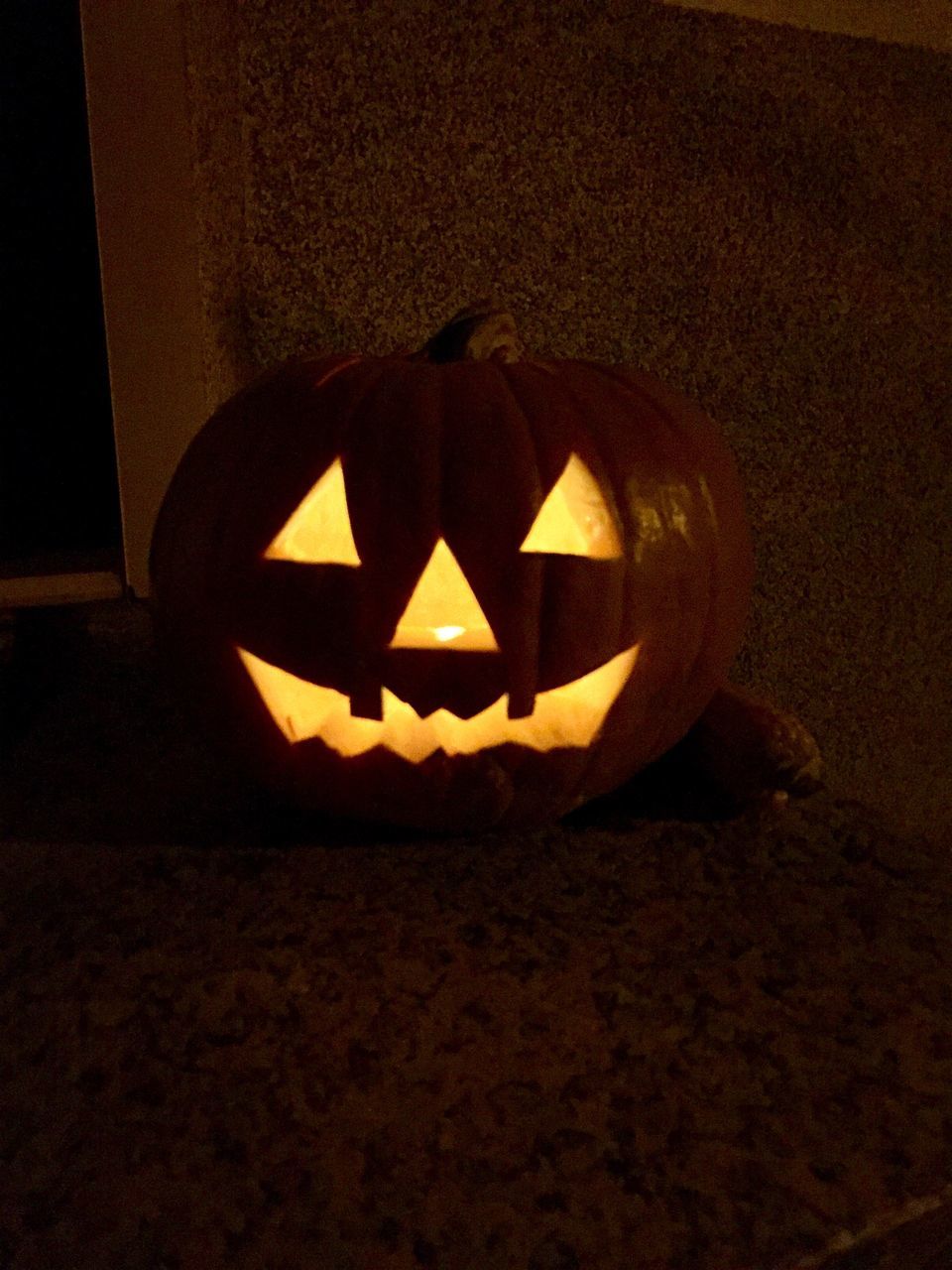 VIEW OF ILLUMINATED HALLOWEEN