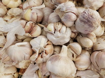 Full frame shot of onions