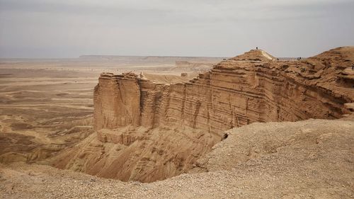 Rock formations in a desert