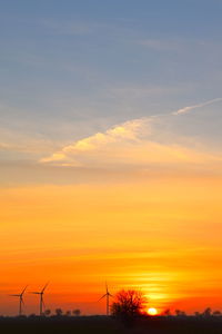 Scenic view of sky during sunset