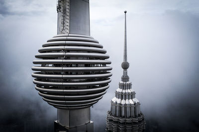 Low angle view of building against sky