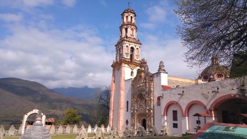 View of church against cloudy sky